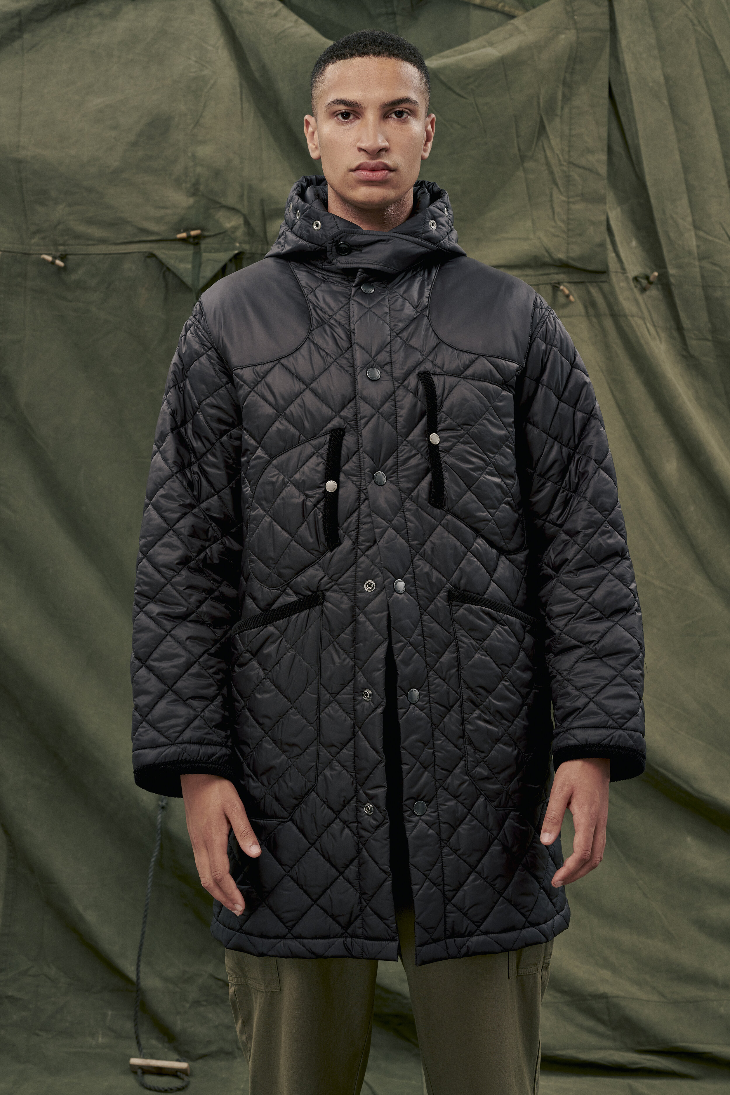 Barbour エンジニアードガーメンツ JANKEES コート L bk